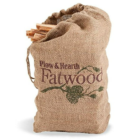 Fatwood Fire Starter, 12 lb. Bag, QUICK & EASY FIRE STARTING - Just two sticks start a roaring fire; ignites instantly and burns at a high heat By Plow (Best Way To Start A Fire)