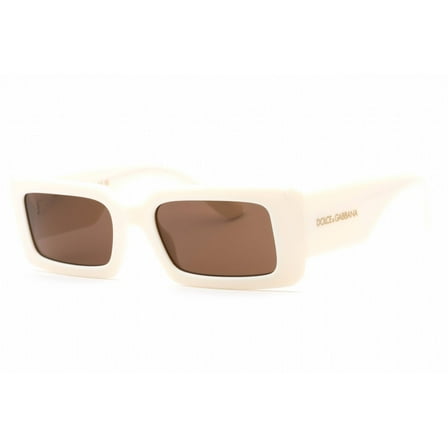 Dolce & Gabbana DG 4416 Acetate Womens Rectangle Sunglasses Full Beige 53mm Adult