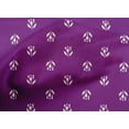 thumbnail image 4 of oneOone Cotton Poplin Fabric Floral Block Printed Fabric 1 Yard 42 Inch Wide, 4 of 4