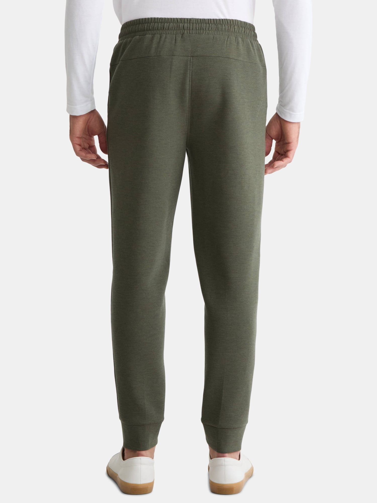Athletic Works Men's and Big Men's Fusion Double Knit Joggers Pants, Sizes S-5XL