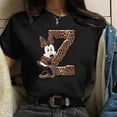 thumbnail image 1 of Camiseta con estampado de combinación de letras y nombre personalizado para mujer, camiseta de manga corta ABCDEFG con letra de Minnie Mouse Tan Jianjun  unisex, 1 of 2