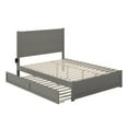 thumbnail image 3 of AFI NoHo Wood Queen Bed with Footboard and Twin XL Trundle in Gray, 3 of 6