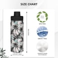thumbnail image 3 of Fotbe Hawaii Palms Pattern 18 Oz Sports Insulated Kettle Vacuum Cup Stainless Steel Travel Mug Cup Thermal Flask,Insulated Kettle for Cycling Gym Basketball Outdoor, 3 of 7