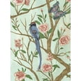 thumbnail image 2 of Wang, Melissa 25x32 White Modern Wood Framed Museum Art Print Titled - Delicate Chinoiserie I, 2 of 4