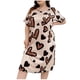 thumbnail image 1 of Vestido de Manga Larga Más Tamaño para las Mujeres Suspender Suelto Camiseta Vestido de Noche Vestido de Sueño Casual con Bolsillos, 1 of 5