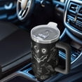 thumbnail image 4 of 1pc Goth 40oz Tumbler with Straw & Handle - Insulated Stainless Steel Cup | Holiday Gift for Man Women (Christmas, Valentine's, Birthday), 4 of 5