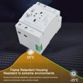 thumbnail image 3 of Double Power Automatic Transfer Switch 2P PC Material Automatic Transfer Switch 50kA, 8kV, DIN Rail Mount, 110VAC Control Voltage, for PZ30 Distribution Boxes, 3 of 7