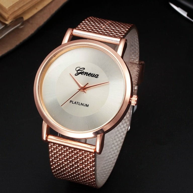 BICOASU Watches Classic Men Watch Wrist Silicone Mesh Belt Watch