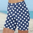 thumbnail image 2 of ShomPort Women's Polka Dot Beach Shorts Underwear Soft High Waist Bottoms Boyshorts Swim Shorts, 2 of 5