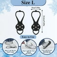 thumbnail image 3 of Non Slip Gripper Spikes 2026 New 5-Claw Silicone Ice Traction Cleats, Universal Anti-Slip Snow Grips for Hiking Walking Climbing Fishing Shoes, 3 of 7