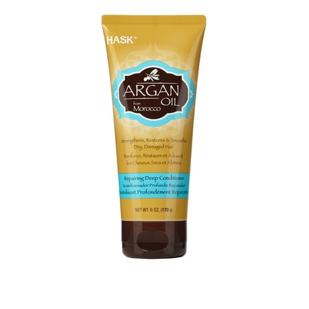 HASK Argan Oil Repairing Deep Conditioner, 6oz. (Best Deep Conditioner For Thick Wavy Hair)