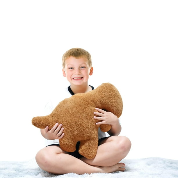 Peluche TVVPGG Dino Nugget Dinosaur de 50 cm para niños y adultos