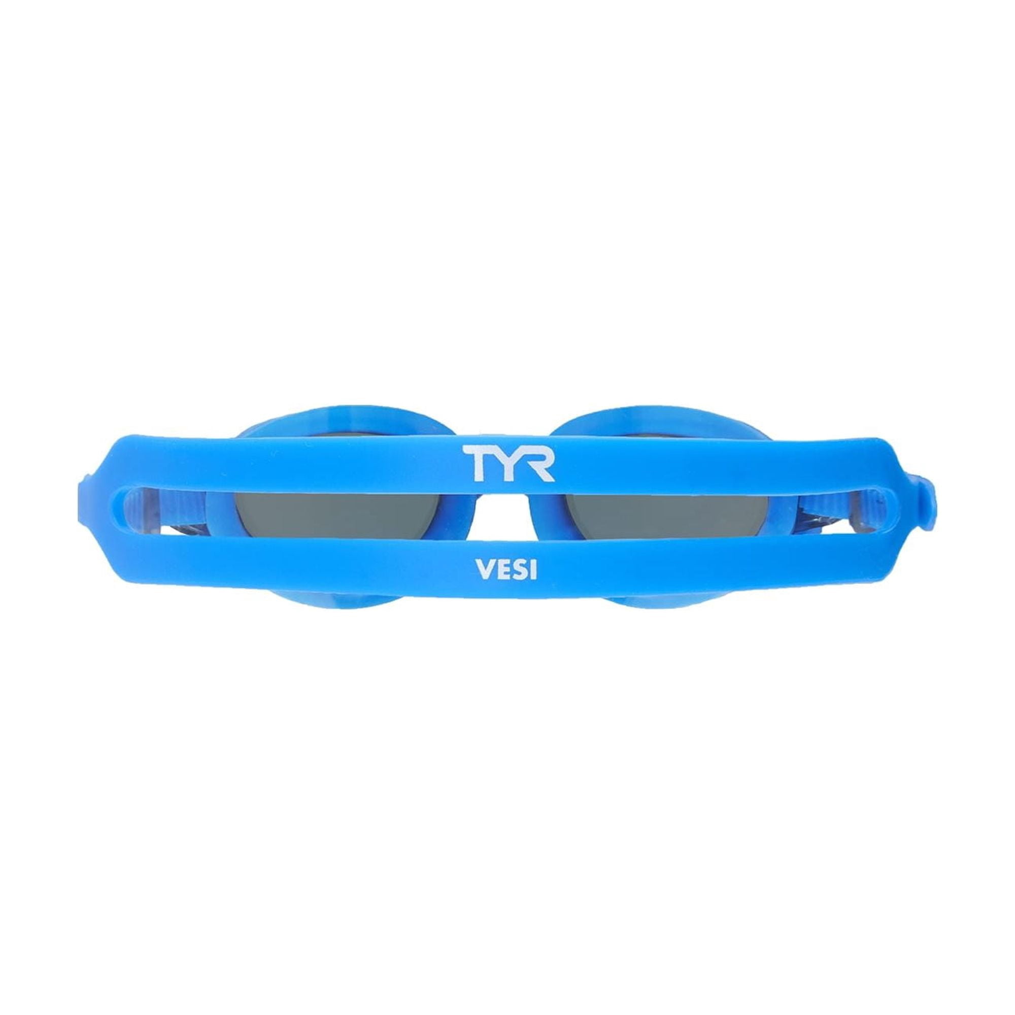 (2 pack) TYR Adult Fit Vesi Non-Mirrored Swim Goggle - Smoke/Blue
