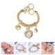 thumbnail image 2 of 1 UNID HERMOSA Pulsera de las Mujeres con RINESTONE RINESTONE Tachuelas Reloj Charm Pulsera, 2 of 5
