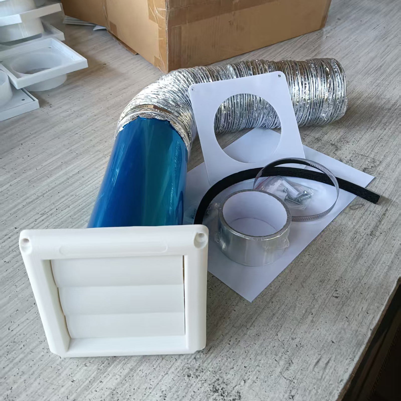 Dryer Ducting Tube Vent Hose Connectors Wall Ducts Kits Dryers Vent Hoses Connectors Extracts Valves Duct Grills Cover