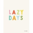 thumbnail image 2 of Kelle, Ann 20x24 Black Ornate Wood Framed with Double Matting Museum Art Print Titled - lazy days, 2 of 4
