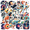 4A, variant on cartoon Astronaut Space Stickers, Waterproof Astronaut Space Sticker for Water Bottle Laptop Phone Cases Planner Skateboard Luggage Helmet Party Favor Decor, Ideal for Adults Teens Teacher Rewards