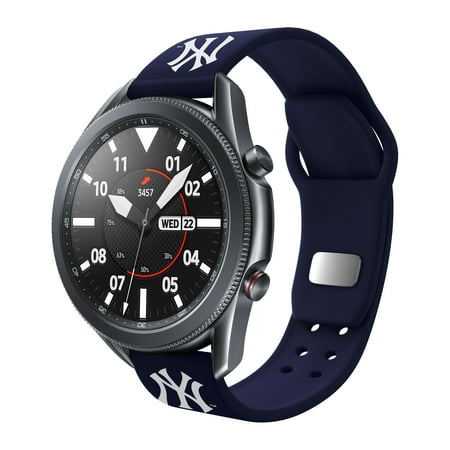 Navy New York Yankees 22mm Samsung Compatible Watch Band