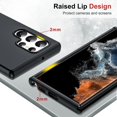 thumbnail image 4 of for Samsung Galaxy S22 Ultra Case - Galaxy S22 Ultra Case,Full-Body Shockproof Soft Silicone Protective Phone Cover Case for Samsung S22 Ultra, Black, 4 of 6