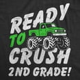 thumbnail image 2 of Youth Funny T Shirts Ready To Crush 2nd Grade Sarcastic Monster Truck Graphic Novelty Tee For Kids, 2 of 8