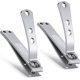 thumbnail image 1 of 2 Pieces Nail Clipper for Thick Nails, Straight Edge Toenail Clippers,Heavy Duty Large Wide Mouth Fingernail and Toenail Clippers, 1 of 5