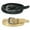 Black and Gold, variant on Kid's 1/2 Inch Skinny Dress Belt (Pack of 2 Colors)