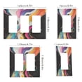thumbnail image 2 of Yayeee Rocker Switch Wall Plate 1-Gang 4.6"x2.9" Home Decorative Outlet Cover, Colorful Black, 2 of 6