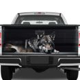 thumbnail image 3 of Lotusprinthandmade Wolf Lovers Tailgate Wrap 24"x58", Wolf Lovers Truck Tailgate Sticker Decal Wrap, 3 of 5