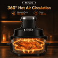 thumbnail image 5 of TAYUZO Glass Air Fryer Set – PFAS-Free Cooking with Clear Glass Bowl & 6-in-1 Digital Presets, 5 of 9