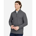 thumbnail image 2 of Devon & Jones DG410 Men's CrownLux Performance Windsor Welded Quarter-Zip Pullover-Graphite-2XL, 2 of 6