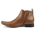 thumbnail image 3 of Majestic Men's 76631 Leather Lined Ankle High Chelsea Dress Boots, 3 of 6