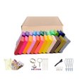 thumbnail image 1 of Cley Kit Ultra Soft & Stretchable Baking Molding 24 Color with Accessories, 1 of 7