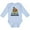AE-Light Blue, variant on Inktastic First Thanksgiving Pilgrim Turkey Boys or Girls Long Sleeve Baby Bodysuit