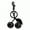 Style2, variant on Purse Charms,Shimmering Cherry Hue Bag Charms for Handbags,Radiant Cherry Motif Purse Charms,Style2