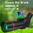 thumbnail image 5 of 25-75 X 80 Spotting Scope with Tripod Phone Adapter Monocular Telescope Spotting Scopes for Target Shooting Hunting Bird Watching, 5 of 9
