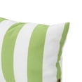 thumbnail image 2 of Noble House Coronado Striped Rectangular Throw Pillow in Green (Set of 2), 2 of 15