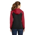 thumbnail image 3 of Sport-Tek Women's Sport-Wick Varsity Fleece Full-Zip Hooded Jacket. LST236, 3 of 3