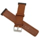 thumbnail image 5 of Correa de cuero para reloj inteligente, cómoda pulsera de repuesto para reloj FIT 2, color marrón, 5 of 8