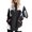 Black, variant on WTOBBY Ladies' Loose Comfortable Windproof Waterproof Outdoor Jacket, Ideal for Casual Fashion, Hiking, and All-Season Use,Beige L