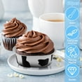 thumbnail image 4 of 60Pcs 68ml Aluminum Foil Pans Cake Container Heat-Resistant Foil Baking Cups with Clear Lids and Spoons Mini Oval Cake Pan Reusable Small Cheesecake Muffin Pan for Cake Cheese Dessert, 4 of 11