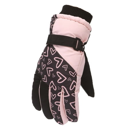 

Elainilye Fashion Clearance Winter Gloves For Toddler Kids Boys Girls Snow Gloves Windproof Mittens Outdoor Athletic Skiing Gloves Multi-color