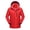 Red, variant on Black Women's Softshell Jacket Hooded Heating Warm Jackets Crew Neck Fleece Full-zip Hoodie for Men, Hooded Sweatshirt 2XL