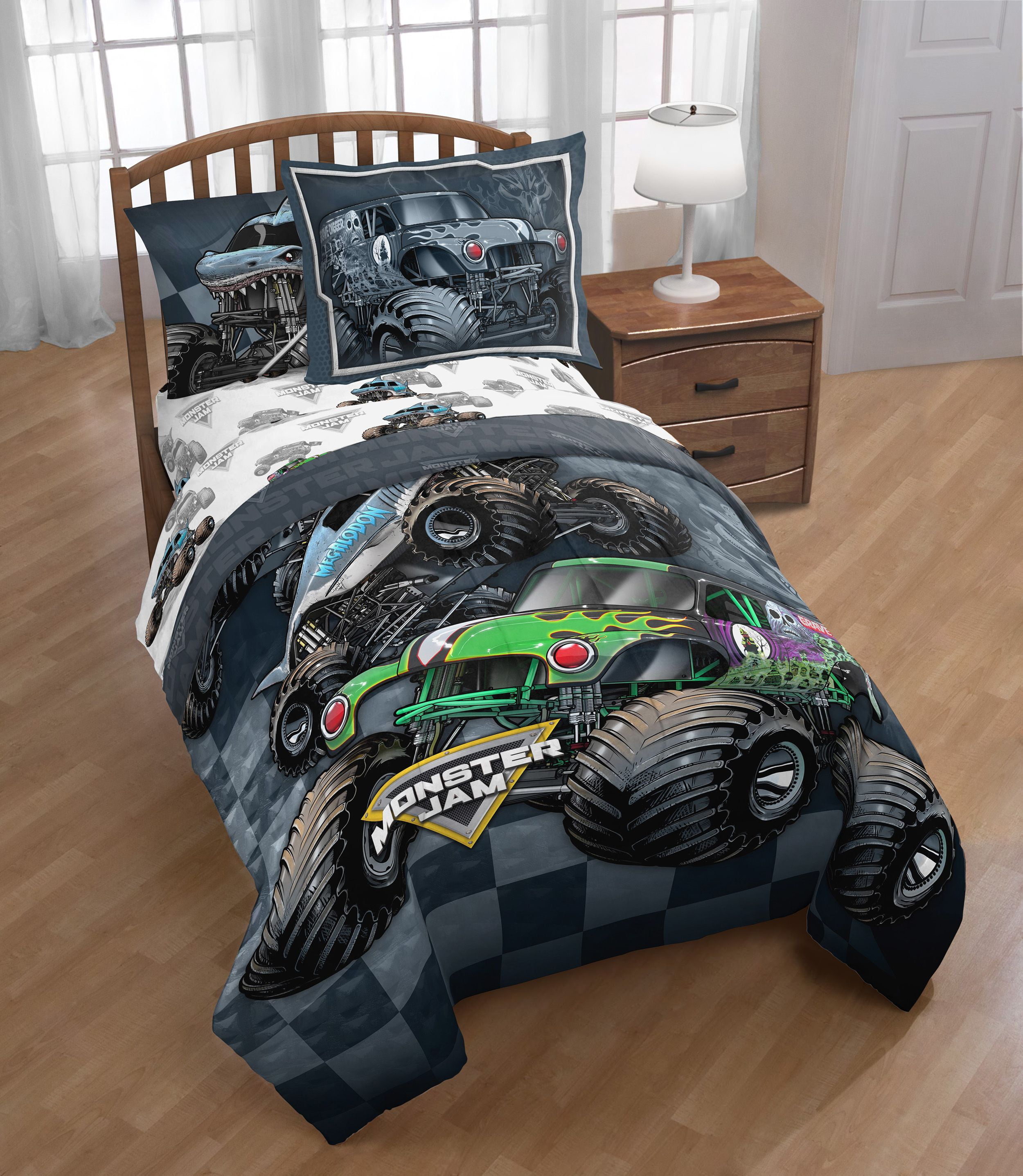 Monster Jam Slash Full Bed Set Walmart Com Walmart Com
