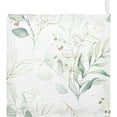 thumbnail image 2 of GZHJMY Washcloths Set Bathroom Kitchen Wash Cloths Face Towels Wipes Watercolor Floral Leaves Pattern Decorative 12x12 Inch 5 Pack, 2 of 7