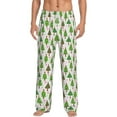 thumbnail image 2 of Lsque Christmas Trees Print Men's Pajama Pants, Lounge Pant - Comfortable Home Wear,Elastic Waistband, Stylish Design-XX-Large, 2 of 9