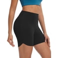 thumbnail image 2 of BALEAF Womens 5" Biker Shorts High Waisted Workout Spandex Short Tummy Control Gym Yoga Athletic with Pocket Black L, 2 of 7