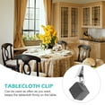 thumbnail image 2 of Miangastore 4Pcs Tablecloth Pendants Rectangular Shape Iron Material Prevent Sliding Windproof For Home Party Outdoor Use, 2 of 8