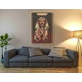 thumbnail image 2 of Epic Graffiti  'Pharoah' Giclee Canvas Wall Art - Red 40" x 60", 2 of 2