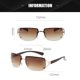 thumbnail image 2 of Gafas cuadradas sin marco retro, dulces y frescas, modernas, Y2K, para chica, hechas de metal, 2 of 5
