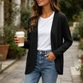 thumbnail image 4 of Posijego Fall Cardigan for Women Long Sleeve Open Front Womens Casual Lightweight Cardigans with Pockets, 4 of 8